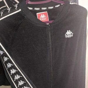 KAPPA Jacket black suede Size M